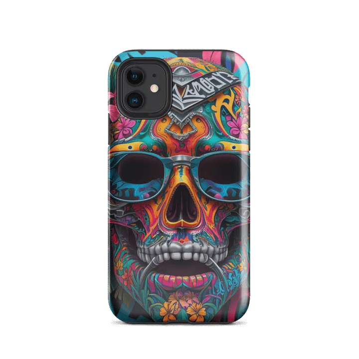 Graffiti Skull Vibes iPhone® Tough Case product image (24)