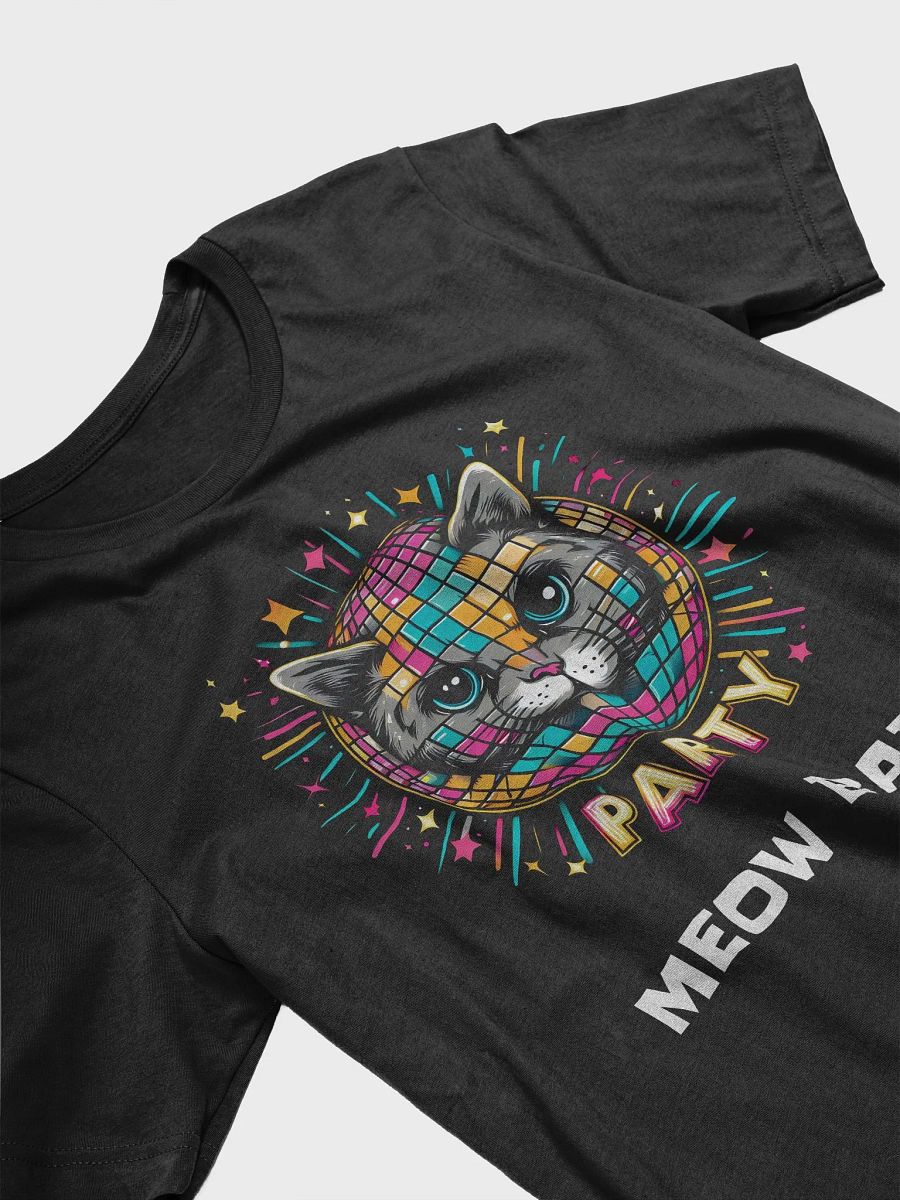 Disco Ball Cat Tee - Dark Colors product image (9)