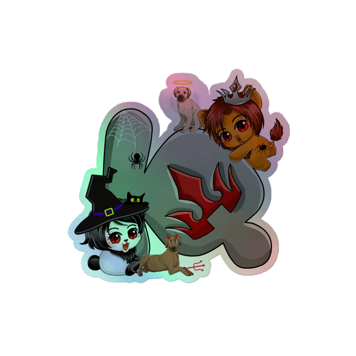 Logo Holographic Sticker - Halloween 2024 product image (2)