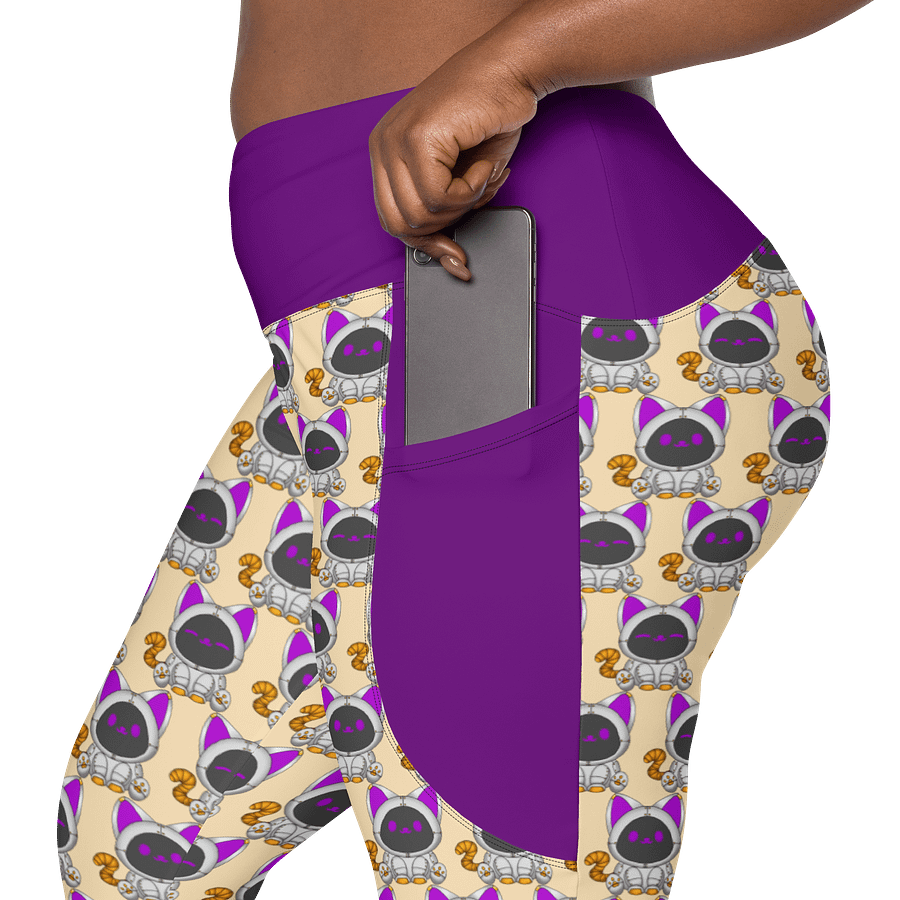 PalBot Leggings w/Pockets - Plum product image (8)