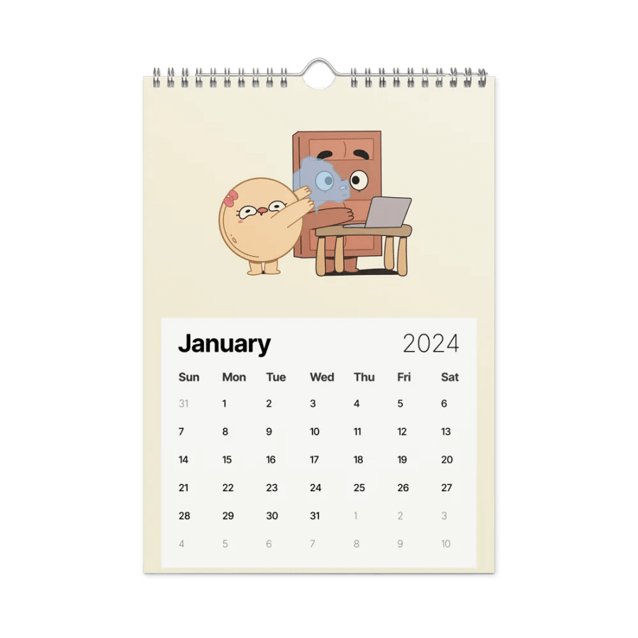 2024 Choco & Pancake Wall Calendar product image (8)
