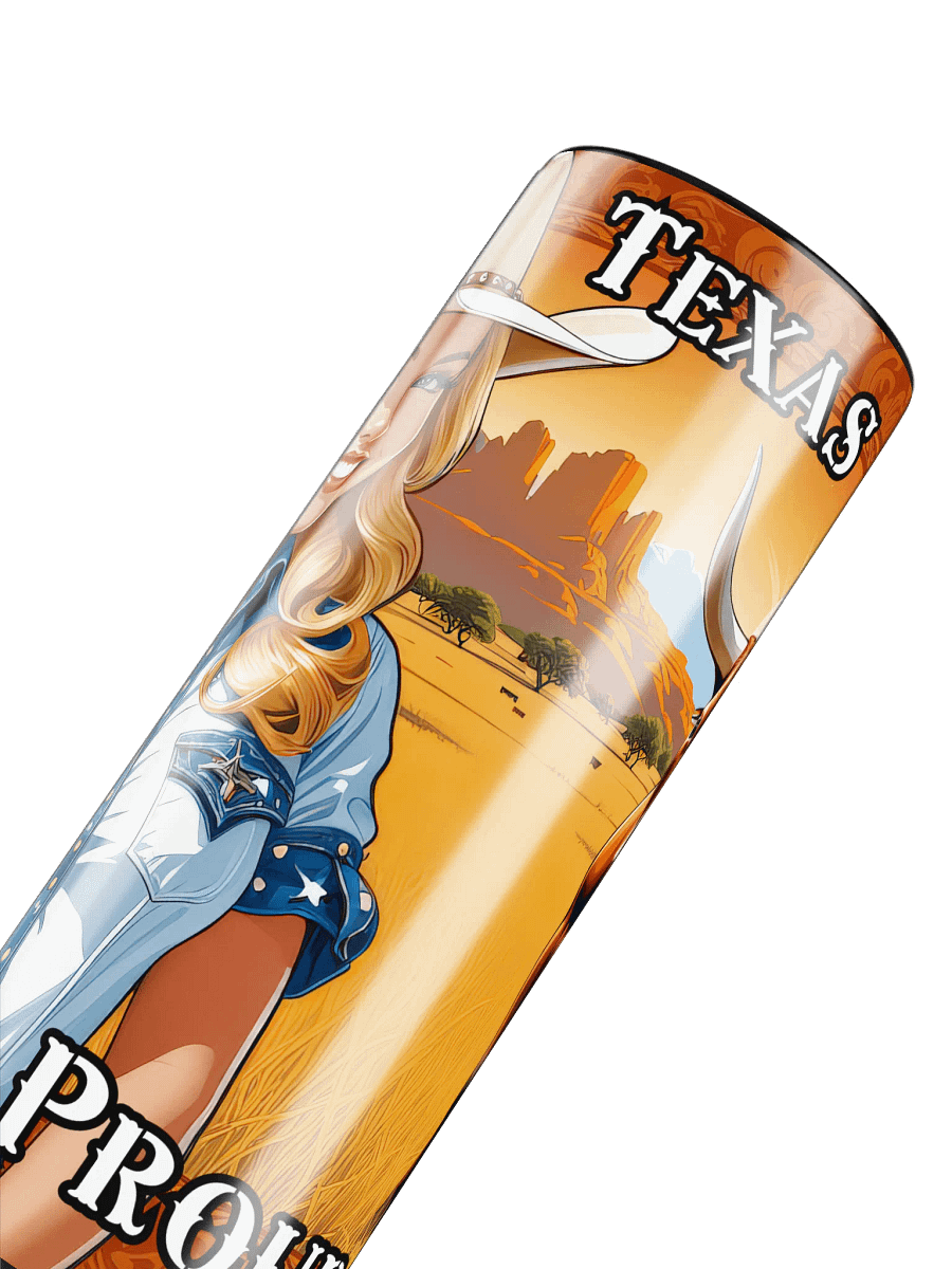 Texas Girl 20 oz Skinny Stainless Steel Tumbler - v5 product image (6)