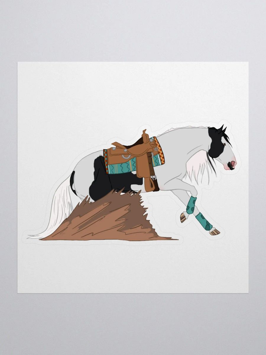 Reining Horse Sticker product image (1)