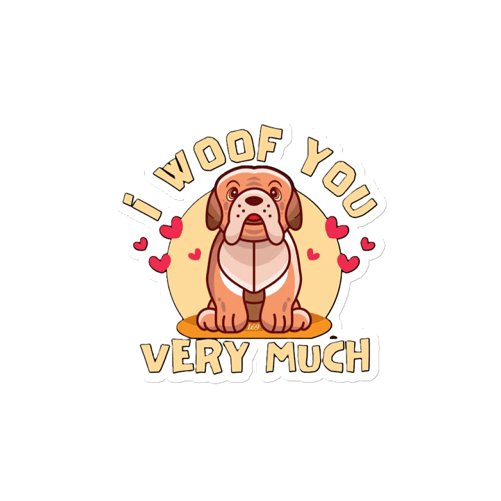 I WOOF YOU VERY MUCH product image (2)