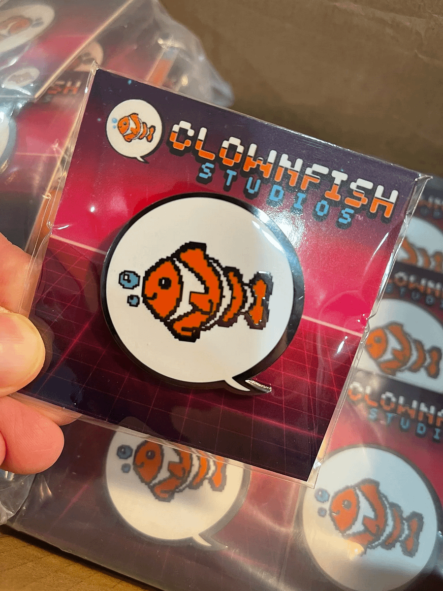 Official Clownfish TV Enamel Pin (Version 2) product image (2)