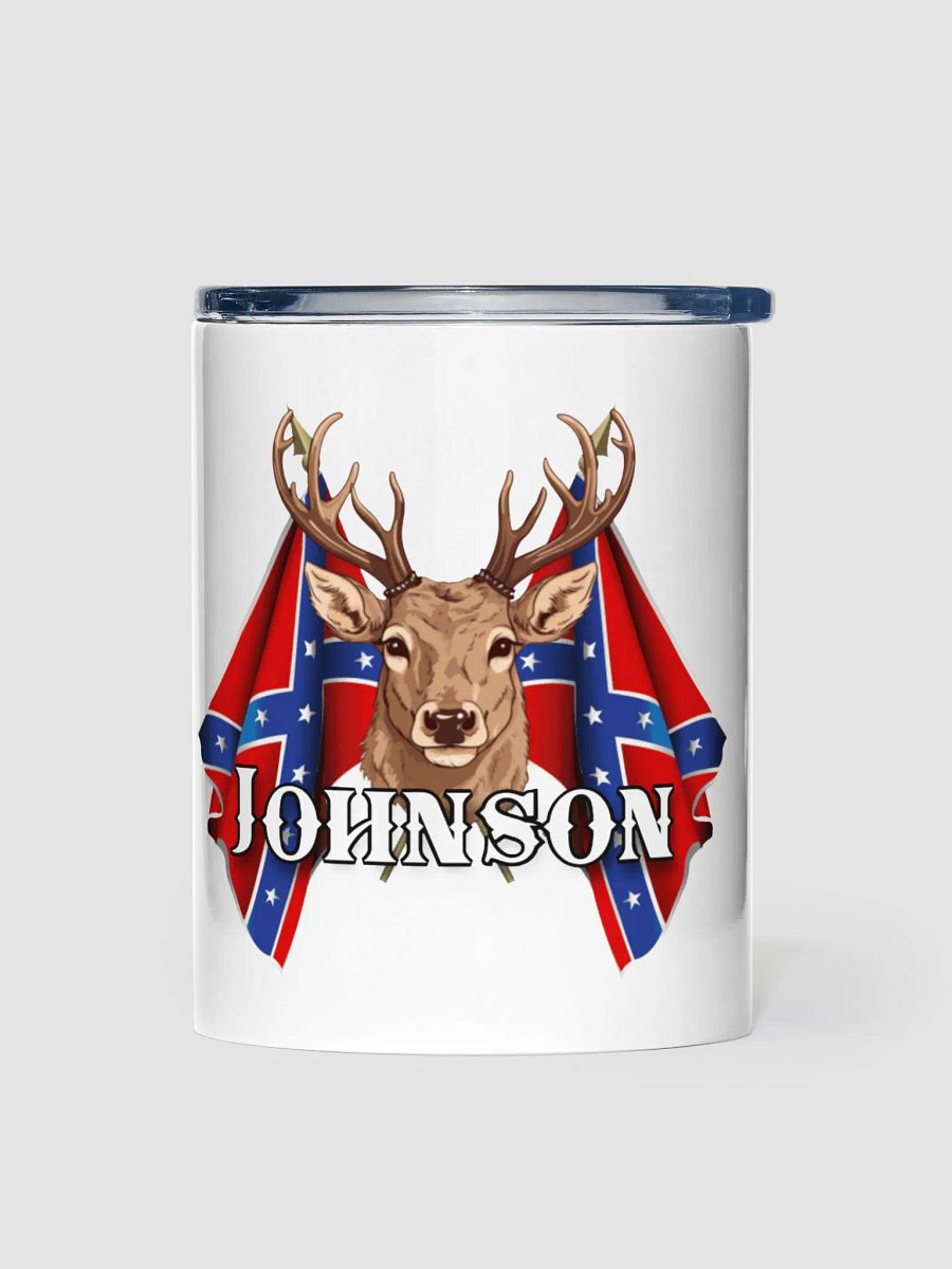 "Johnson" Last Name Rebel Redneck Deer - Kids Tumbler product image (1)