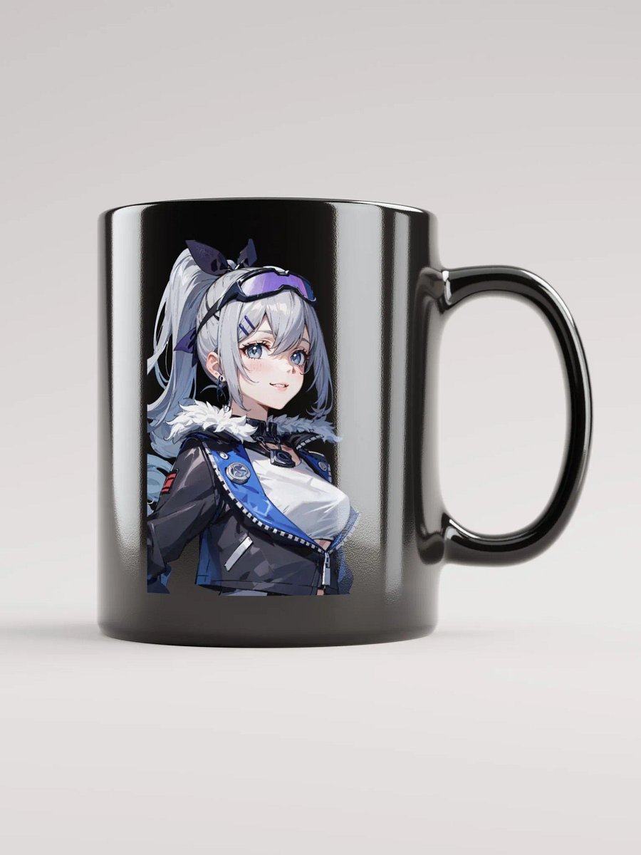 Black Glossy Mug - Silverwolf (Honkai Star Rail) product image (6)