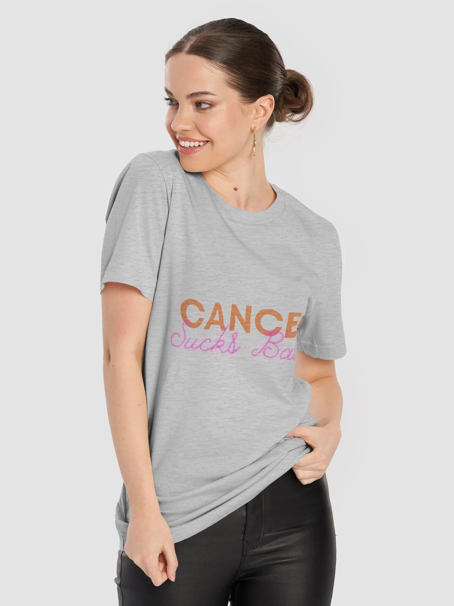 Cancer Sucks Balls - Tee product image (8)