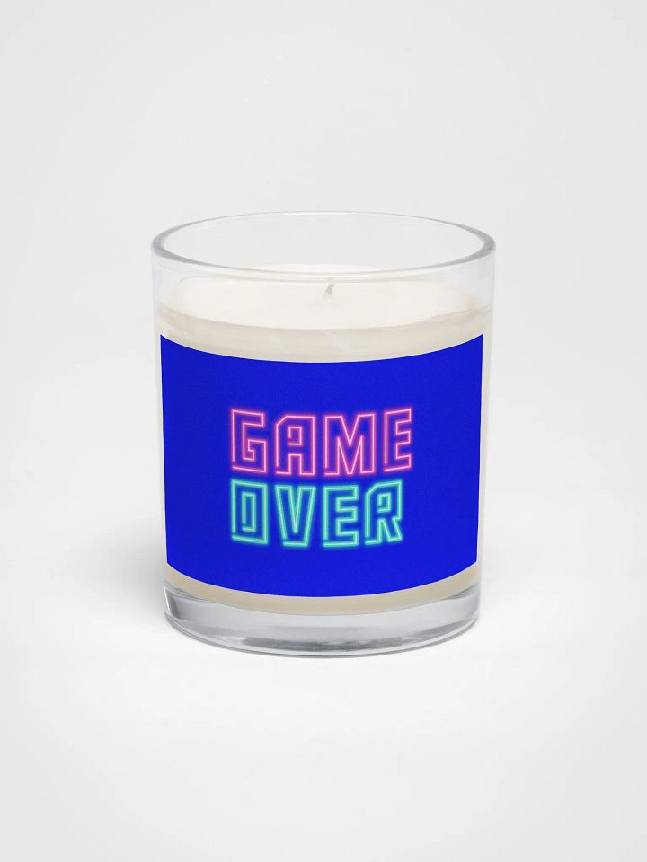 Neon Game Over Soy Wax Candle product image (1)