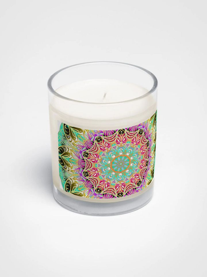 Mandala Harmony Soy Wax Candle product image (2)