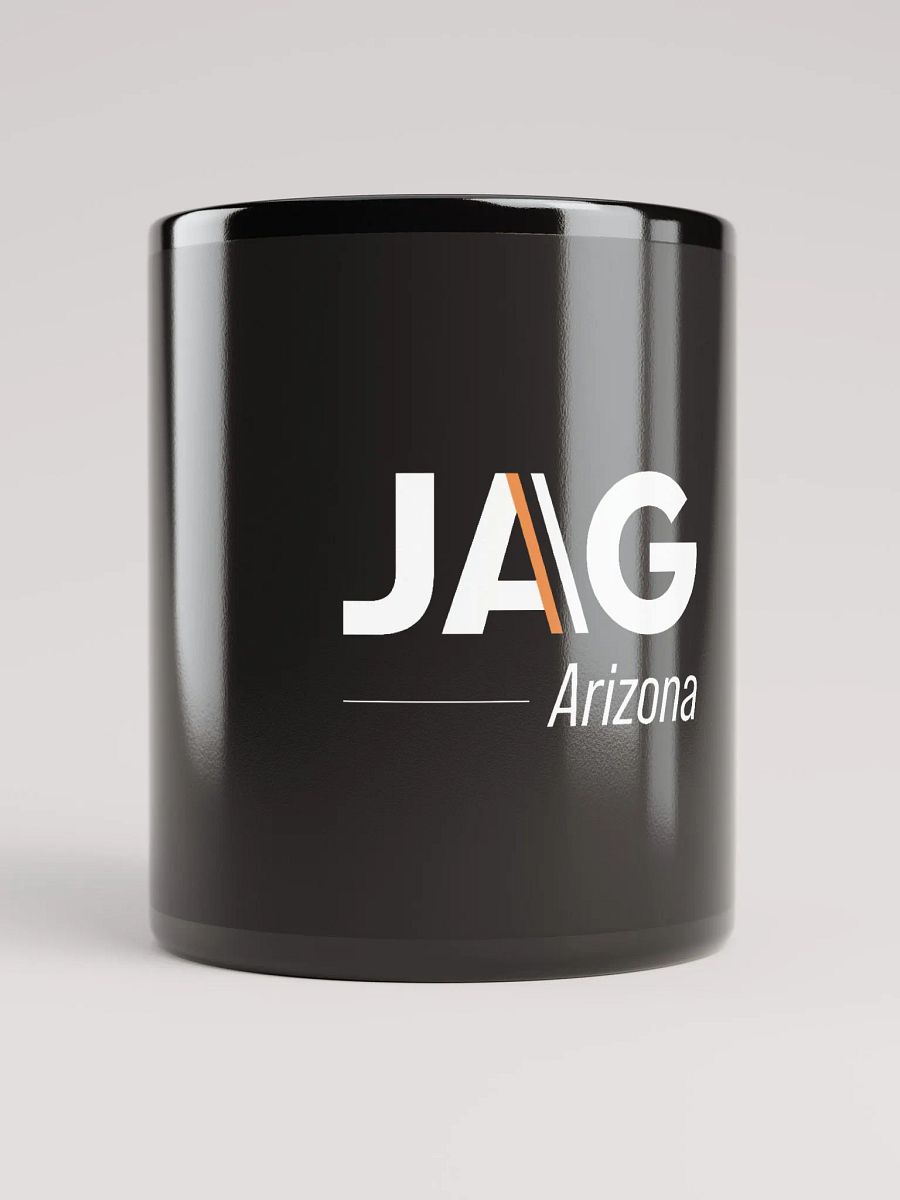 JAG Arizona Logo Glossy Black Mug product image (1)