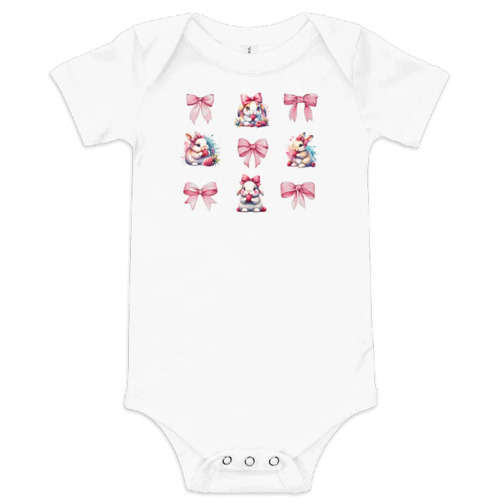 Bunny Bows Baby Onesie product image (7)