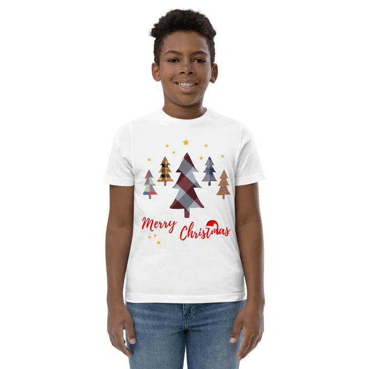 Happy Holidays in Christmas Youth Jersey T-Shirt product image (17)