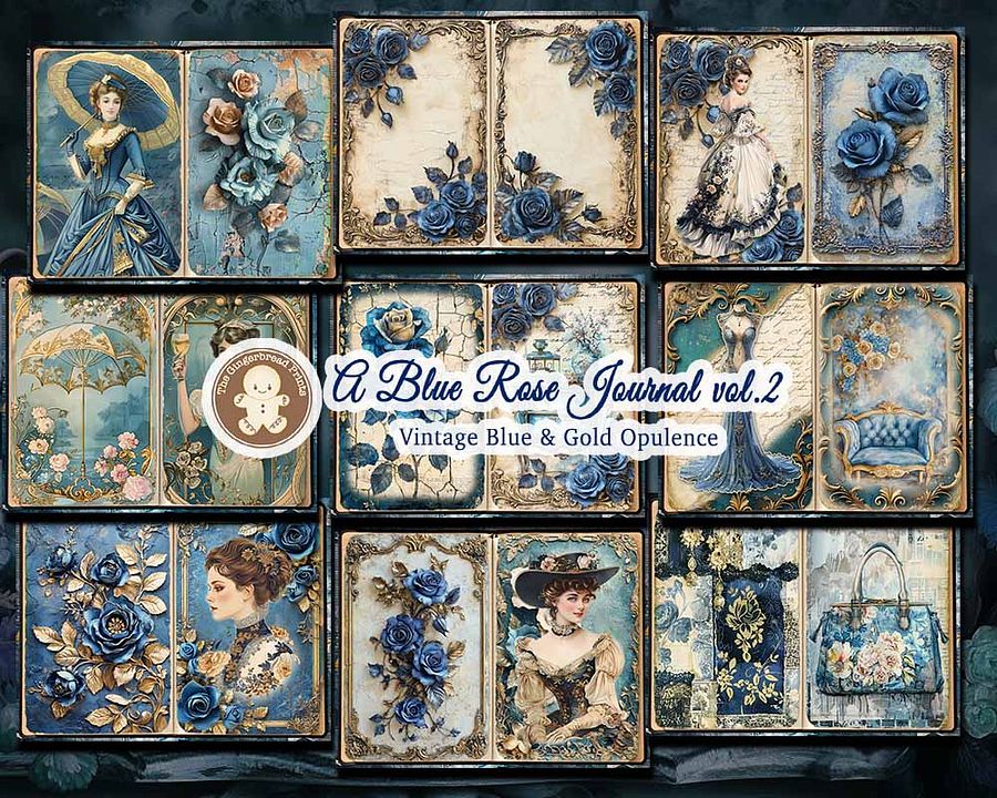 A Blue Rose Journal Vol.2 3-in-one Jumbo Collection Digital Kit product image (9)