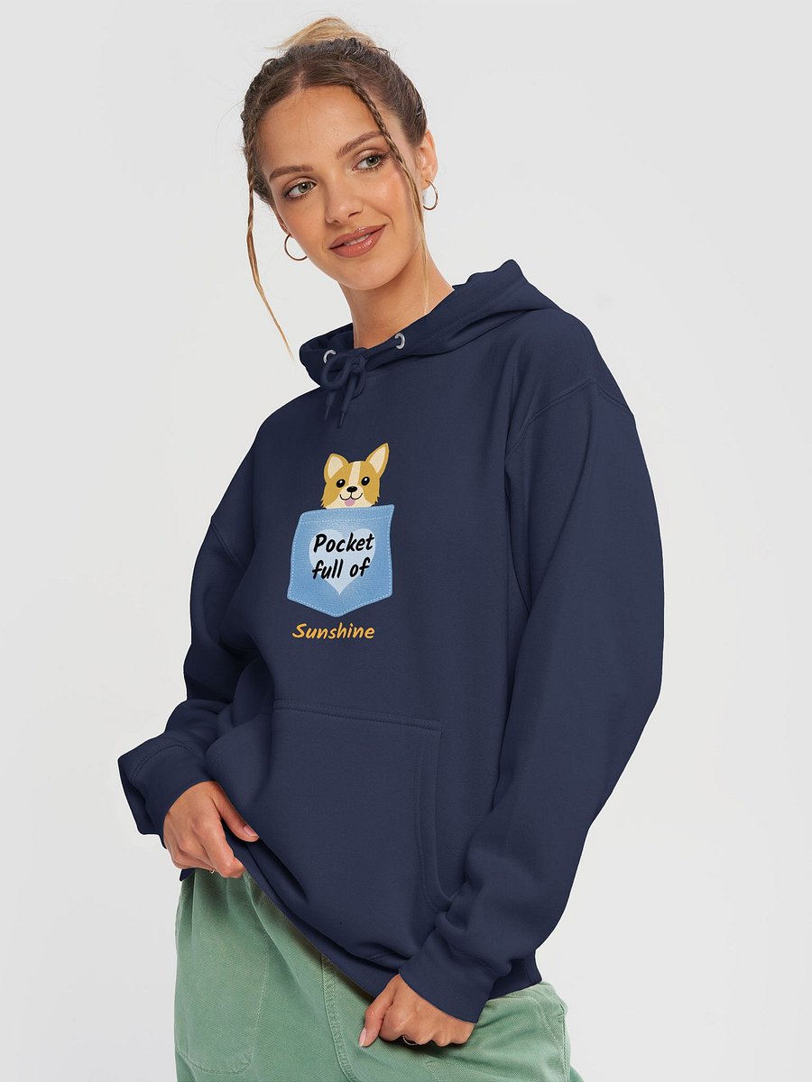 Pocket Full of Sunshine Corgi Hoodie product image (3)