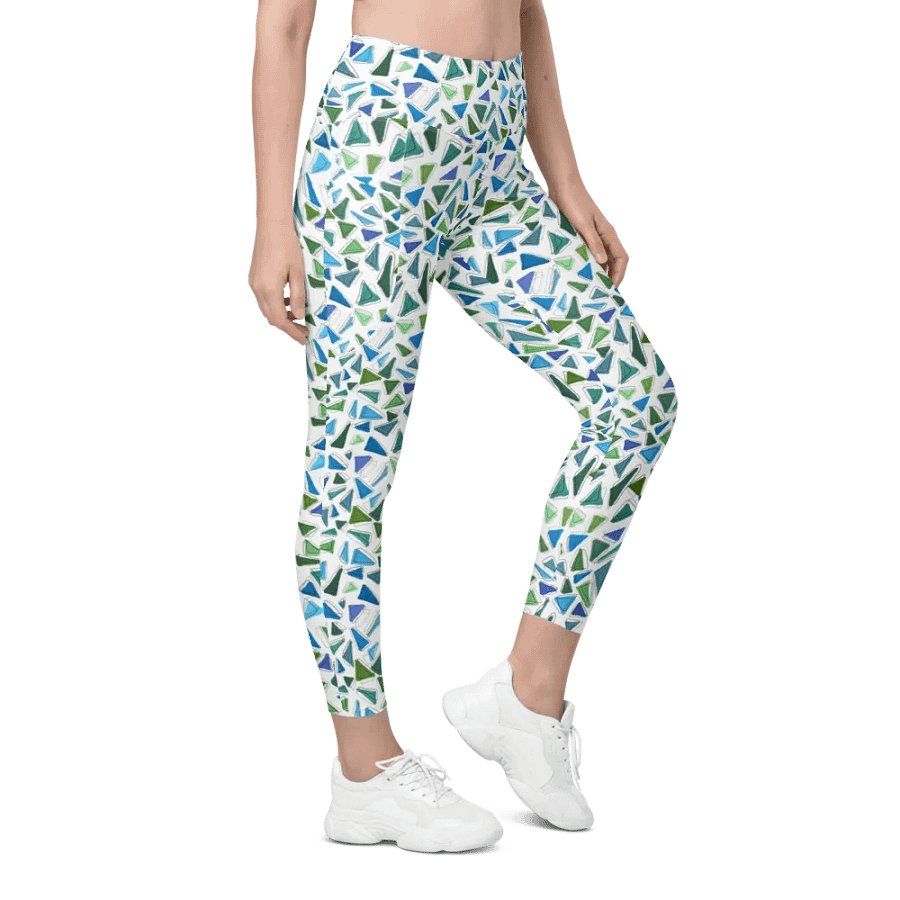 Leggings w/Pockets - Sea Glass product image (5)