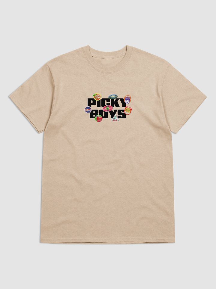 Fruit Stickers T-Shirt (Black) (7 Colors) product image (4)
