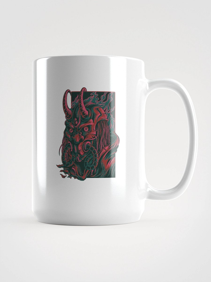 Mythical Horned Demon Glossy Mug product image (1)