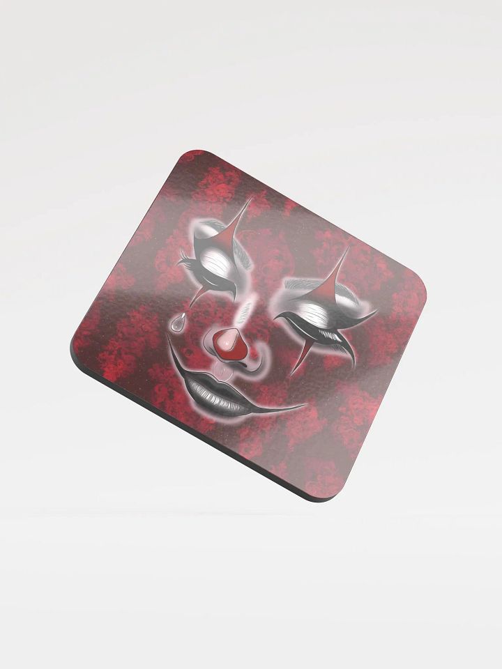 Beautifully Twisted Cork Coaster - Clown Makeup product image (1)