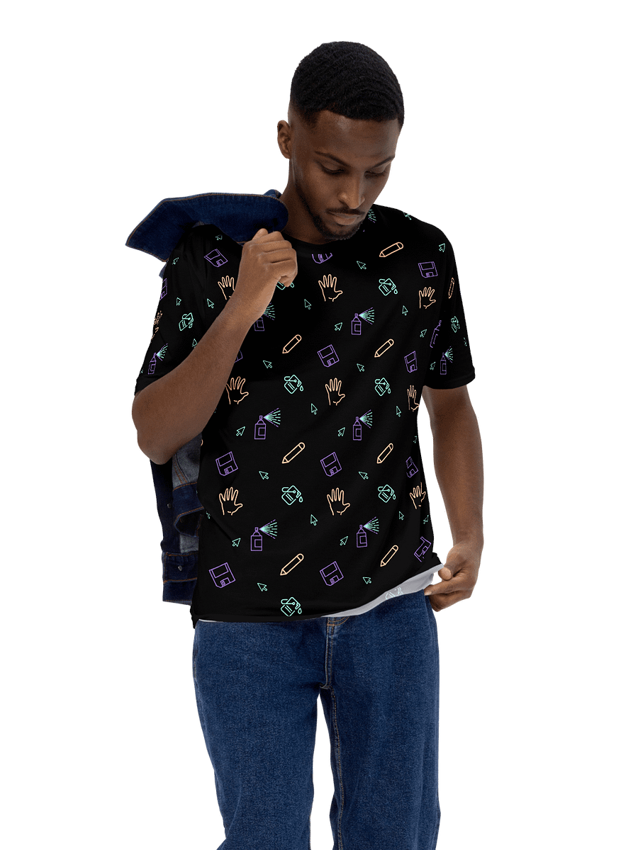 Computer Lab pattern unisex t-shirt product image (3)