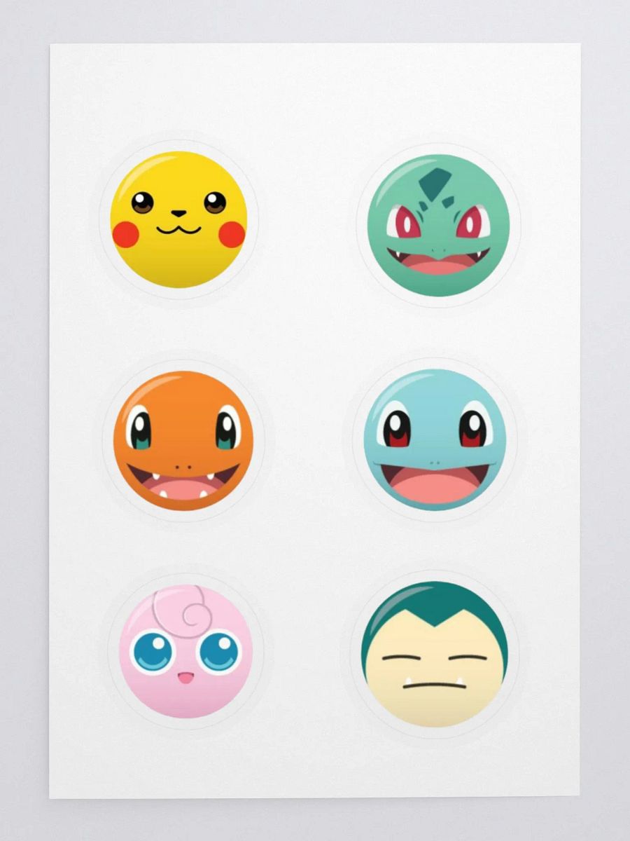 Pokemon Sticker Pack (6) product image (3)