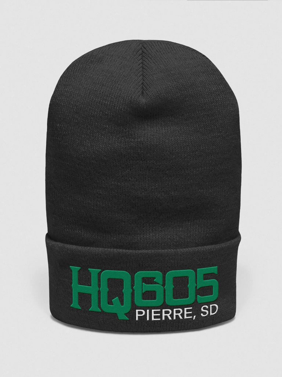 HQ605 Green Logo Beanie product image (1)
