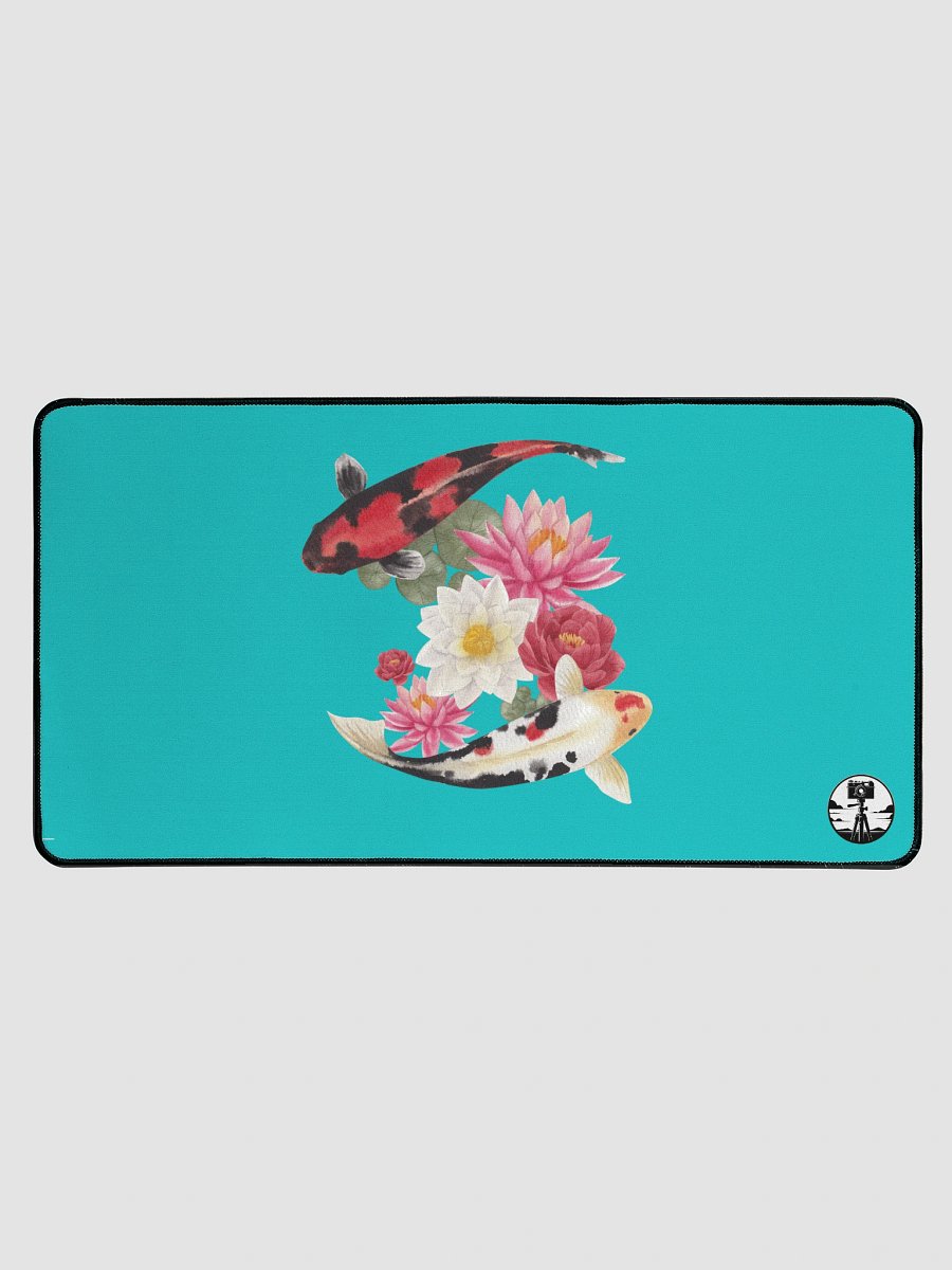 Japanese Koi w/ Petals Deskpad product image (1)
