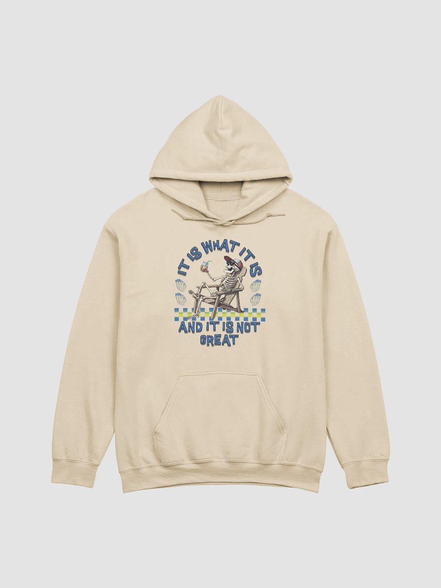 It Is What It Is And It Is Not Great Skeleton Chill Vibes Hoodie product image (19)