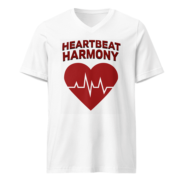 Harmonic Heartbeat V-Neck Tee product image (5)