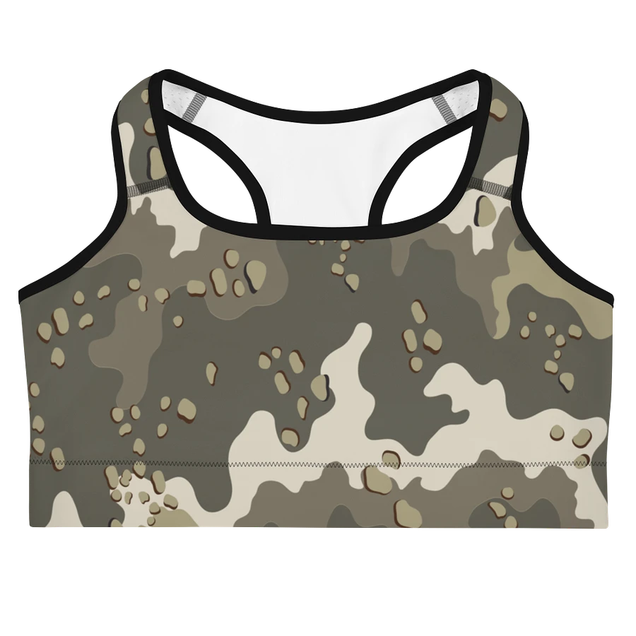 Camouflage Chic Sports Bra product image (1)