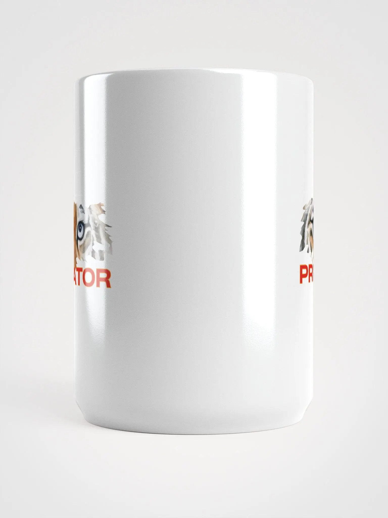 Tiger's Gaze White Glossy Mug product image (5)
