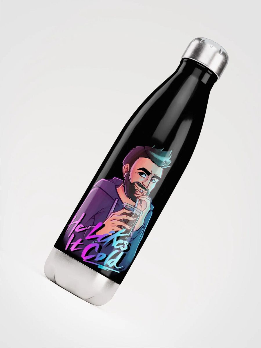 He Likes It Cold Water Bottle product image (8)
