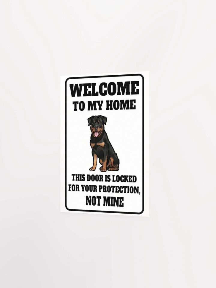 Rottweiler - This door is locked for your protection, not mine product image (9)