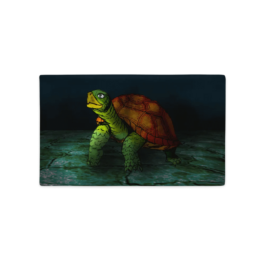 A Turtle's Blessing Premium Pillow Case product image (1)