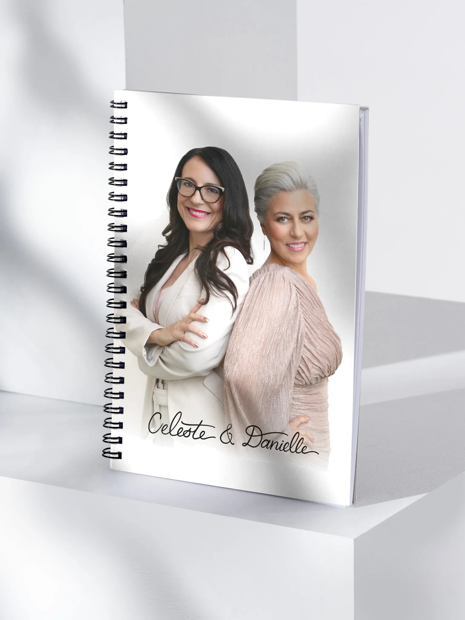 Celeste & Danielle spiral notebook product image (4)