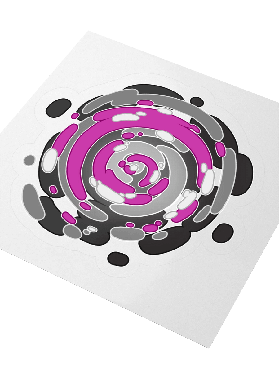 Time Warp Sticker (Asexual Pride Flag) product image (3)