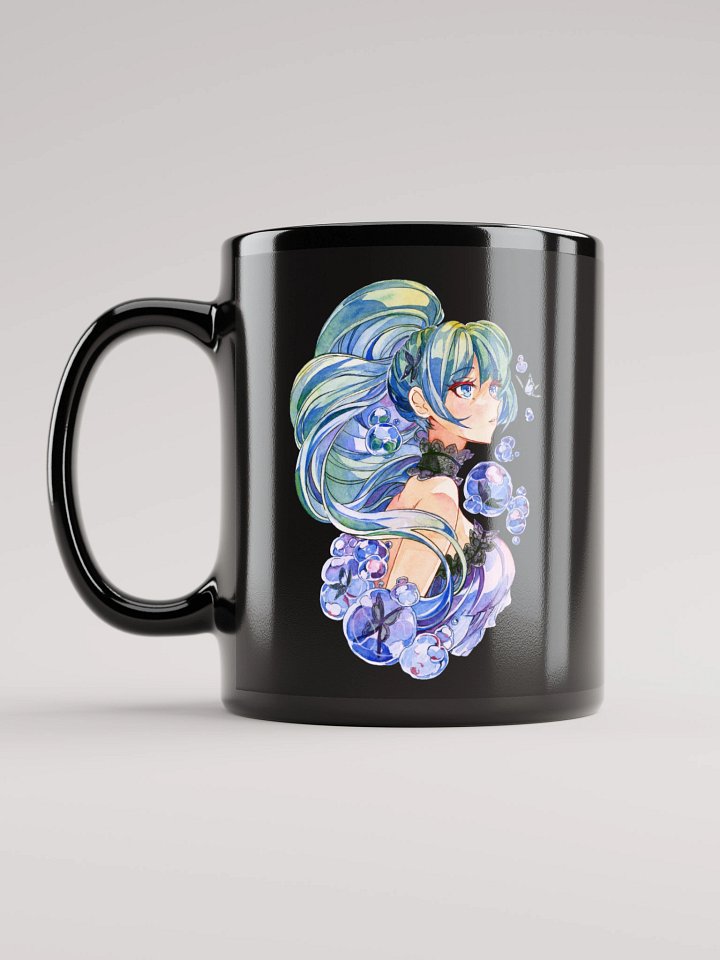 Bubble up from Dream Black Glossy Mug product image (1)