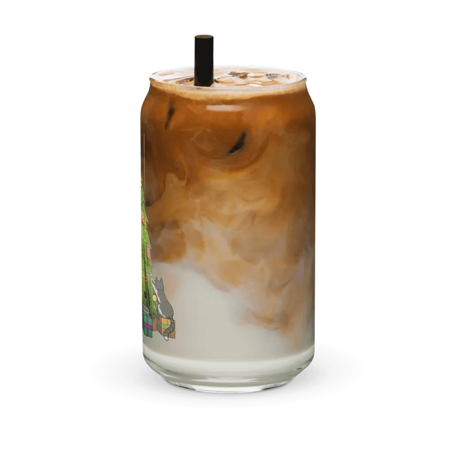 Christmas Edition Can shaped glass product image (12)