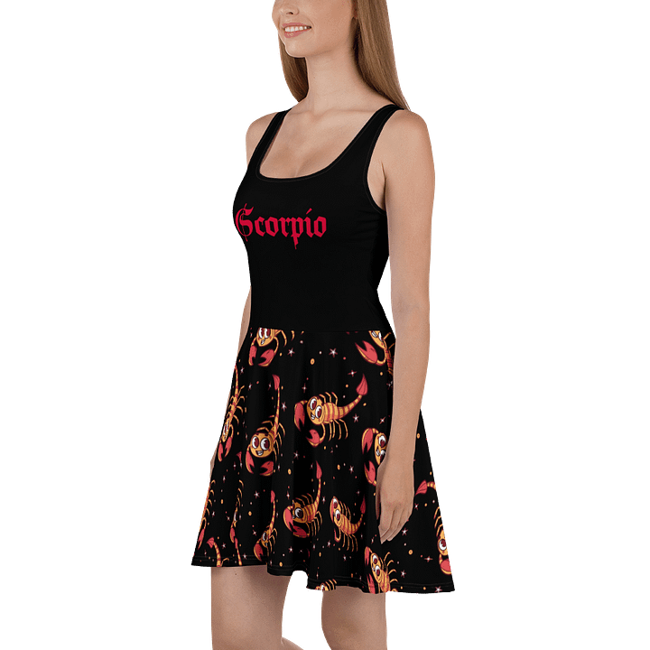 Swirling Scorpio Skater Dress product image (1)