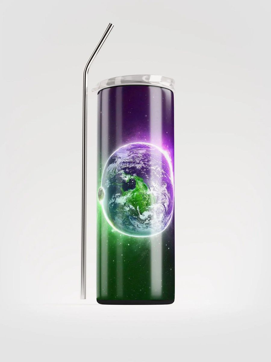 Green&Purple Space Steel Tumbler product image (1)