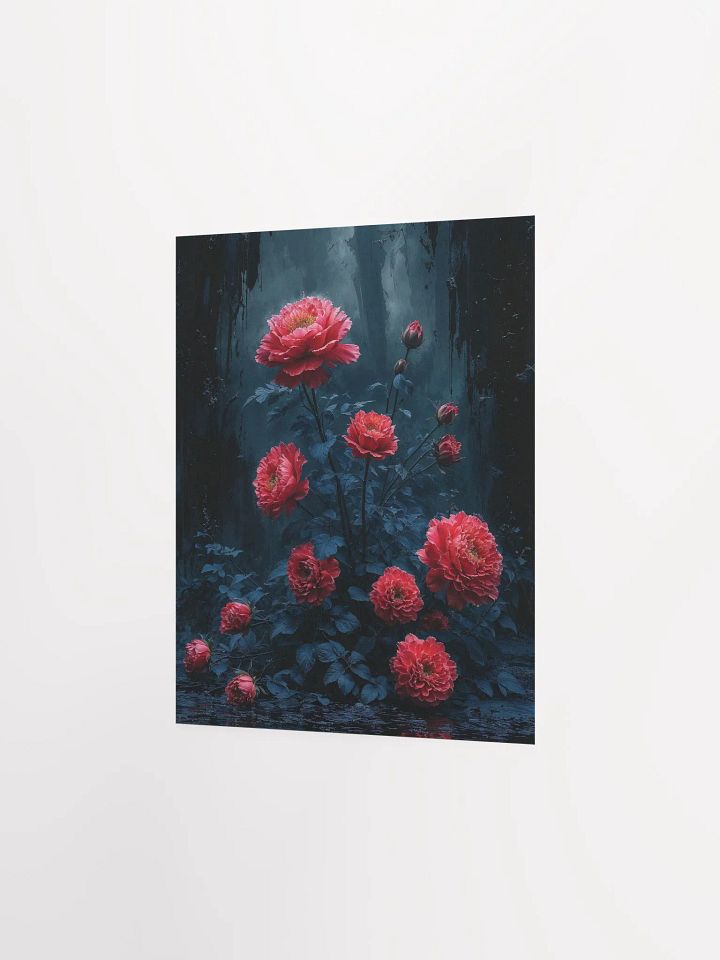 Ethereal Crimson Blooms Poster product image (9)