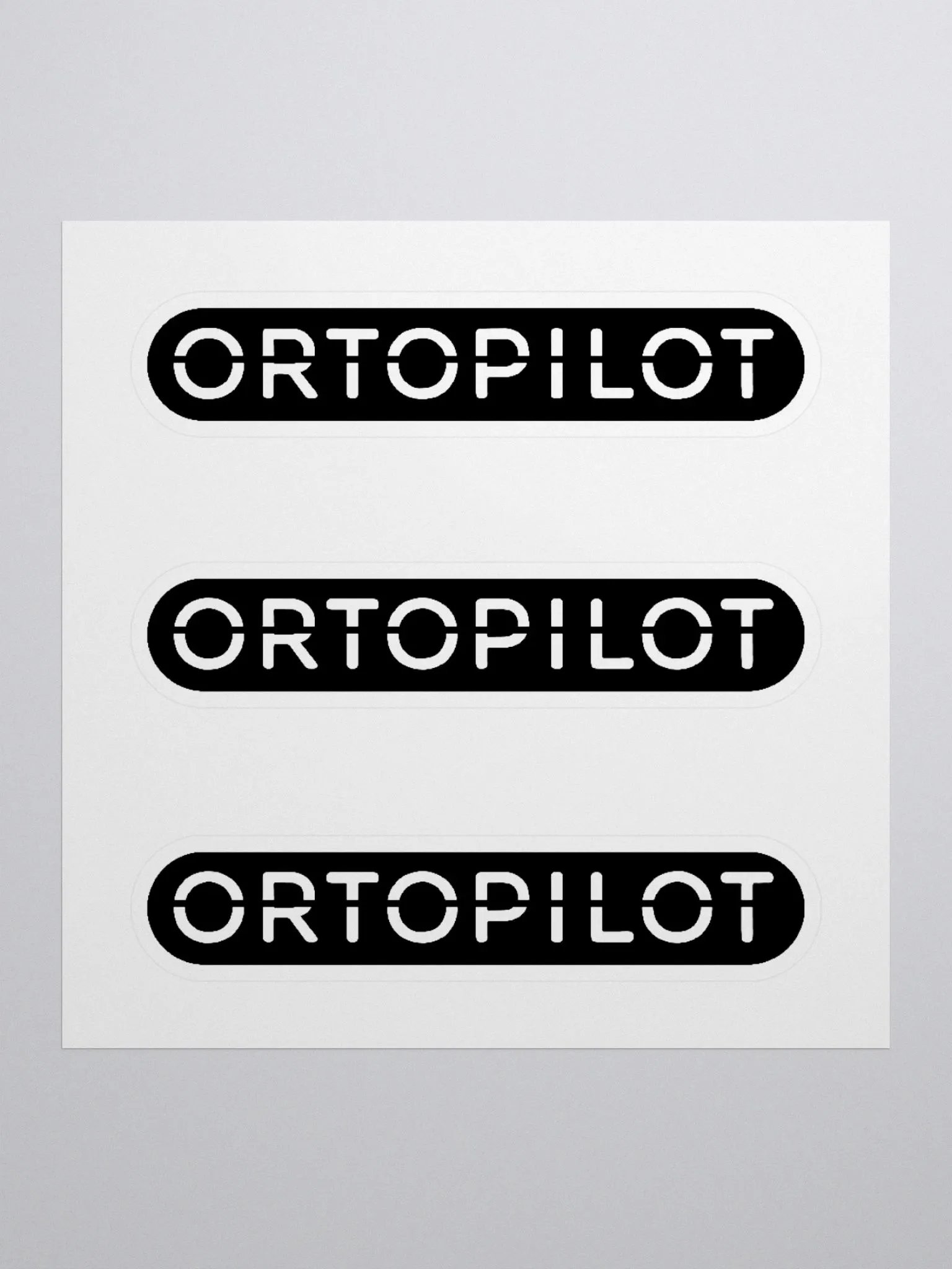 ORTOPILOT LOGO STICKERS product image (1)