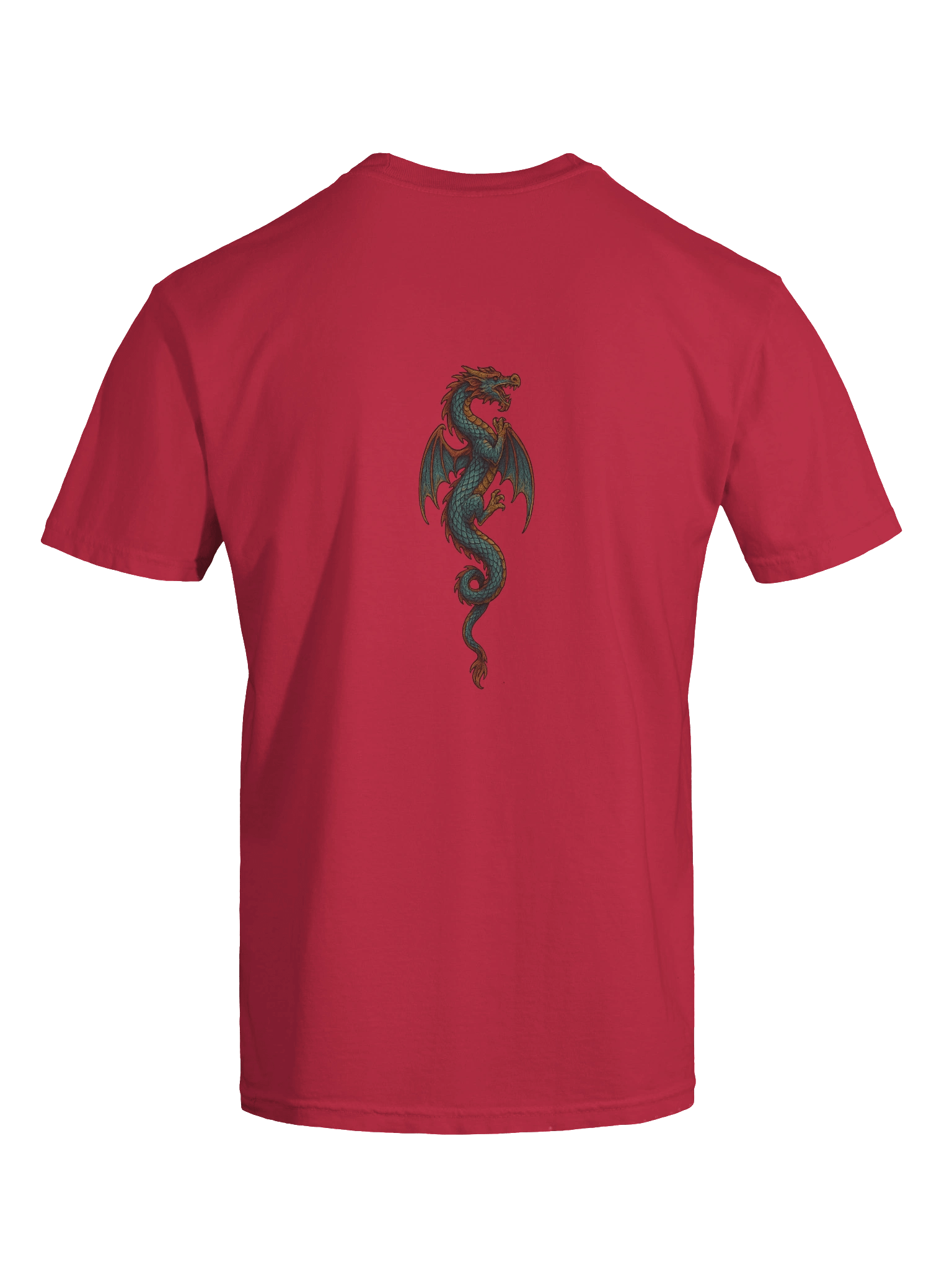 🐉 Double-Sided Dragon – Flame Carrier Tee Front-facing power. Backward flame. All memory. product image (101)