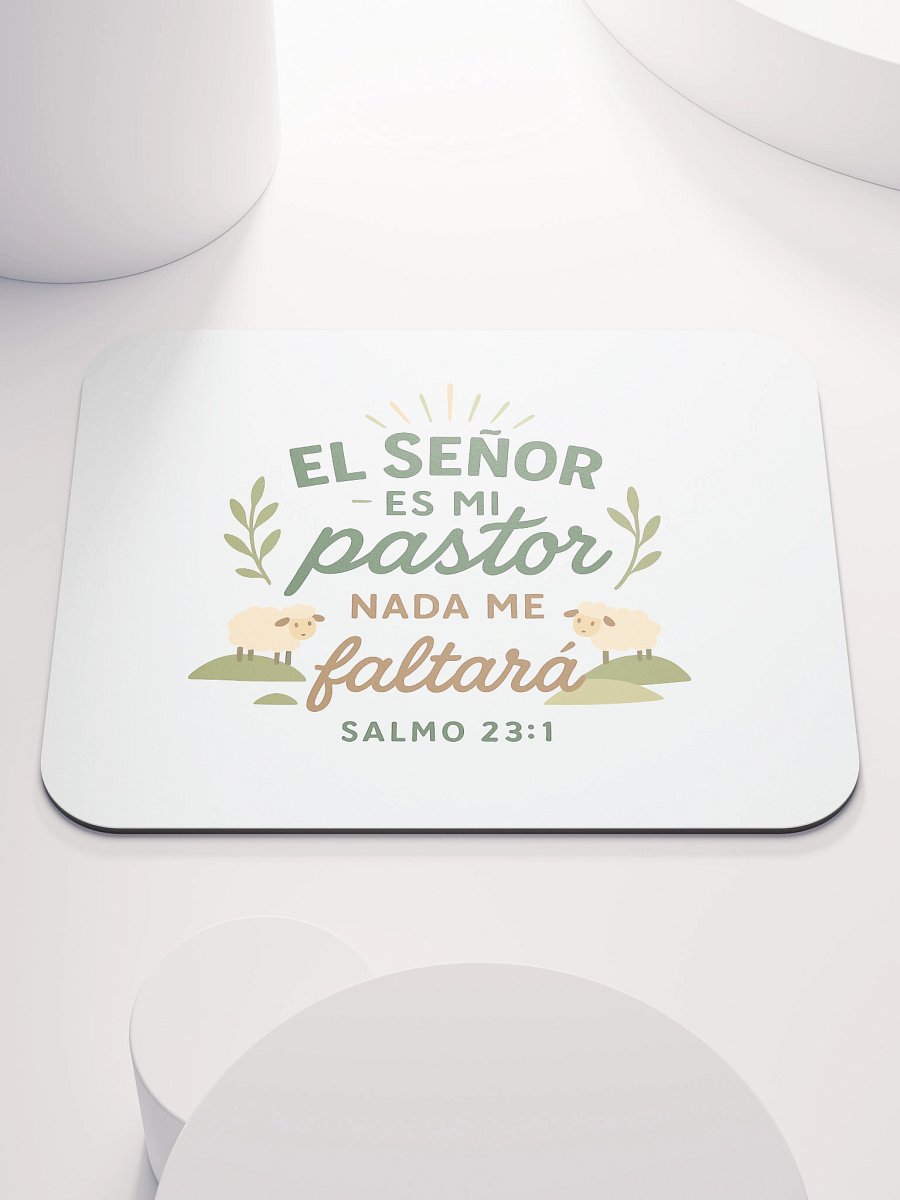 Faith Mouse Pad – “El Señor es mi Pastor” – Spanish Christian Design product image (1)