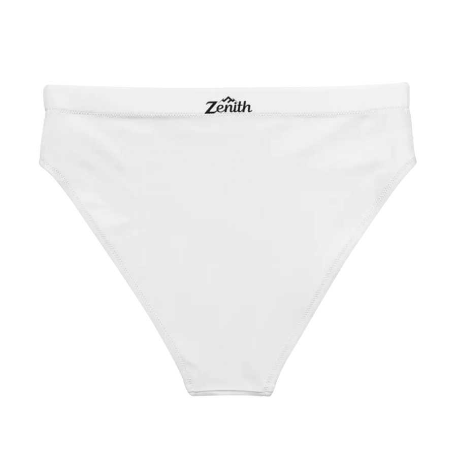 Zenith Eco-Friendly High-Waisted Bikini Bottom - Recycled Polyester, Sizes 2XS-6XL product image (2)