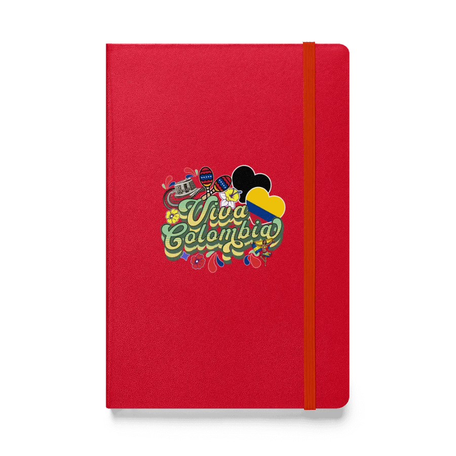 Viva Colombia Hardcover Red Notebook product image (1)