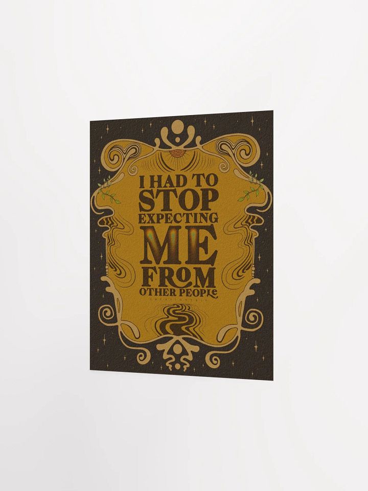 Matte Poster - I Had to Stop product image (1)