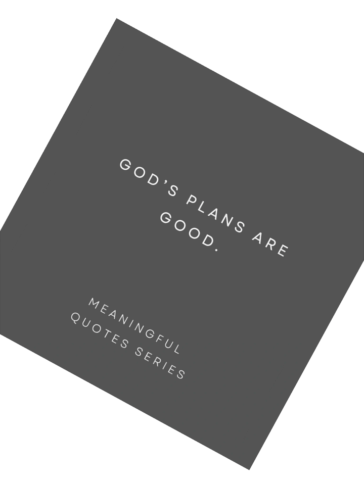 God's Plans Are Good. product image (2)