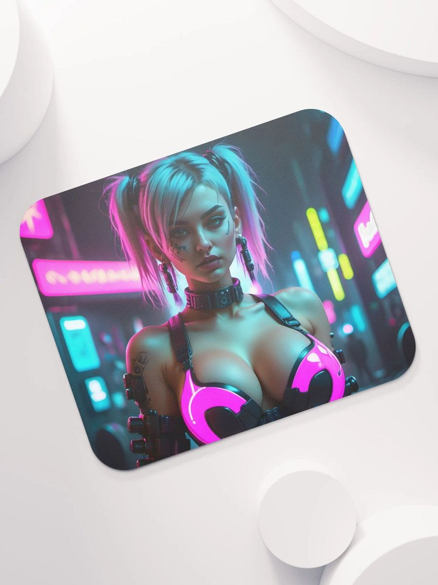 Neon Cyberpunk Mouse Pad product image (1)