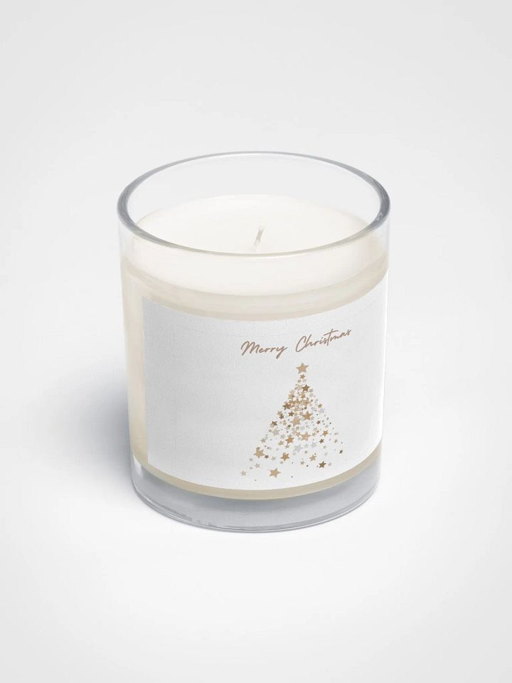 Golden Star Christmas Tree Candle product image (2)